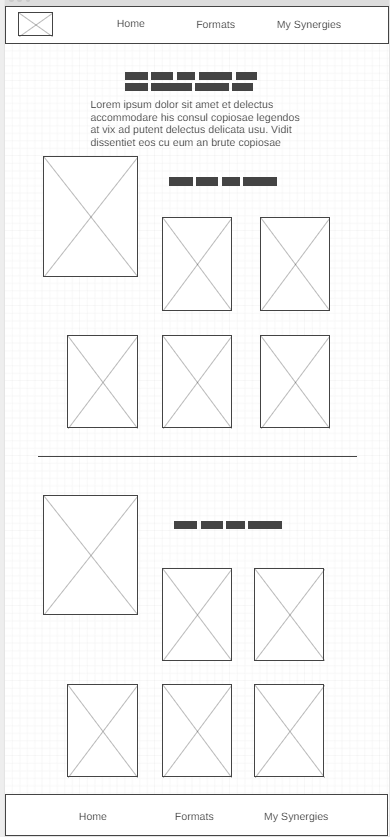 my synergies wireframe