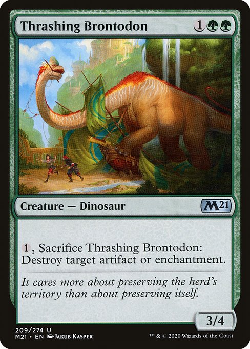thrashing brontodon